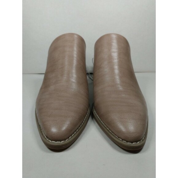 Universal Thread Tan Tara Mule Women's Size 6 M Pointed Toe Chunky 2" Heel NEW - Picture 2 of 9